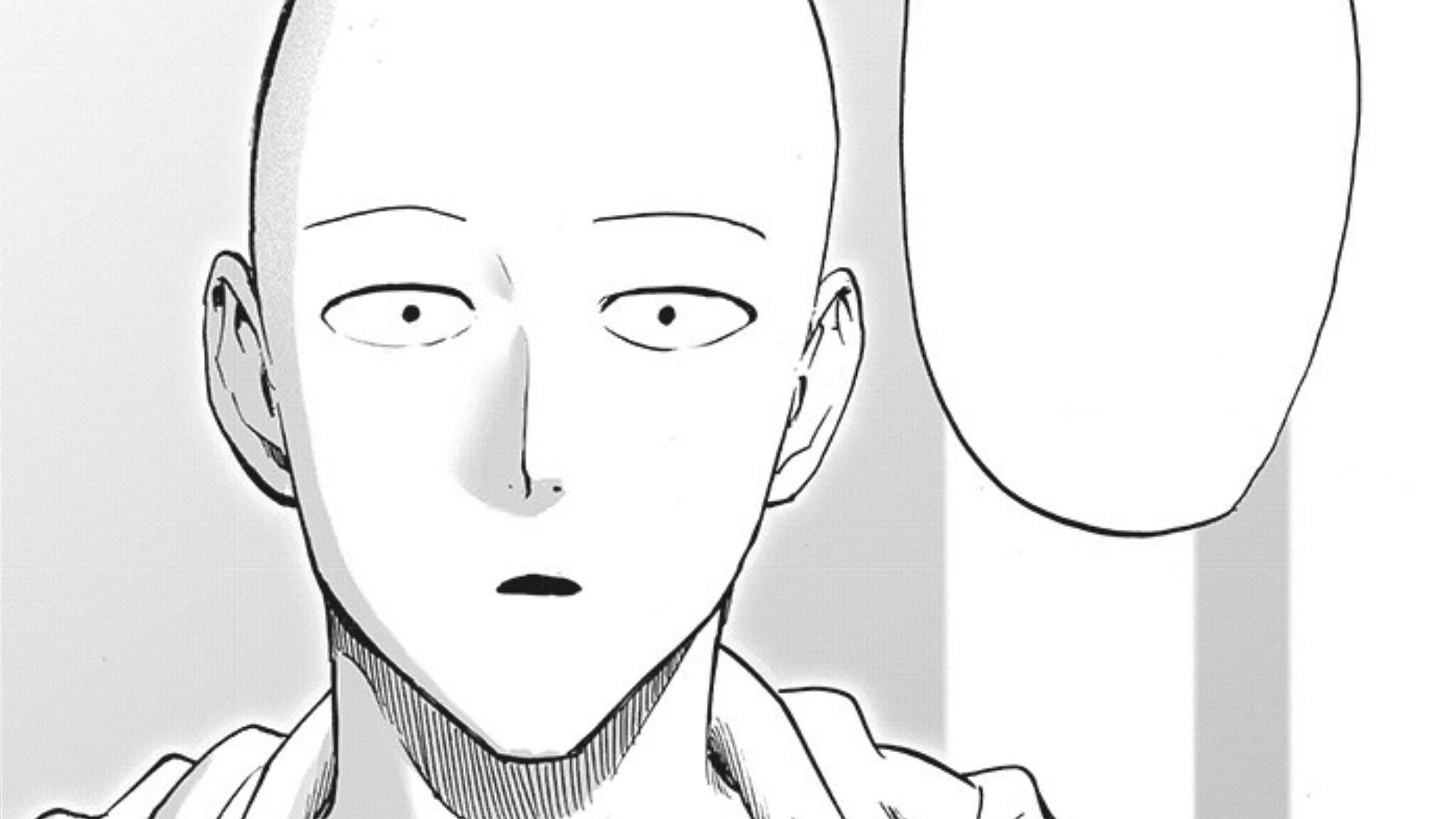 Saitama as seen in One Punch Man chapter 210 (Image via Shueisha)
